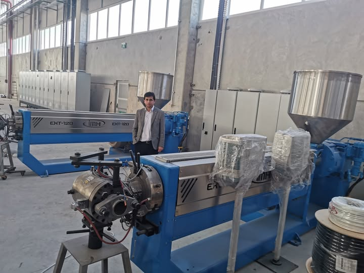 İMHmac üretim tesisinde ekstrüzyon hattı